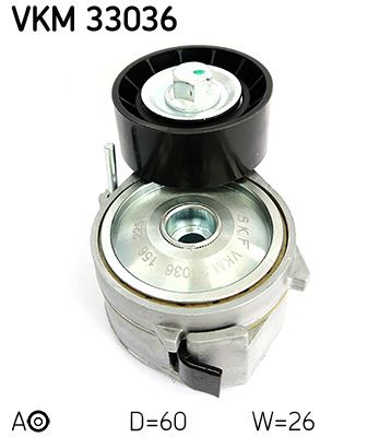 Натяжитель ремня, клиновой зубча SKF VKM33036