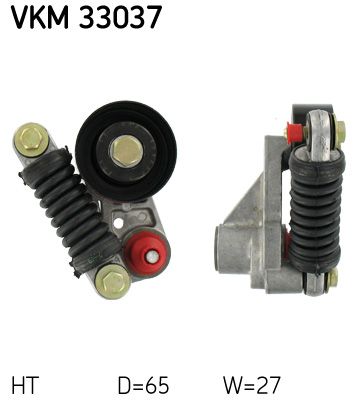 Натяжитель ремня, клиновой зубча SKF VKM33037