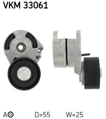 Натяжитель ремня, клиновой зубча SKF VKM33061