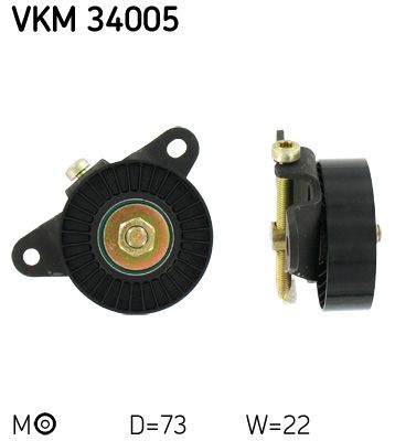 Натяжитель ремня, клиновой зубча SKF VKM34005