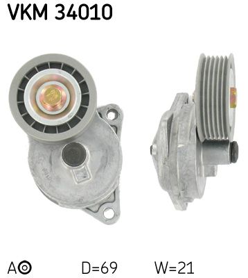 Натяжитель ремня, клиновой зубча SKF VKM34010