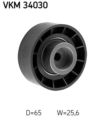 Паразитный / ведущий ролик, поликлиновой ремень SKF VKM34030