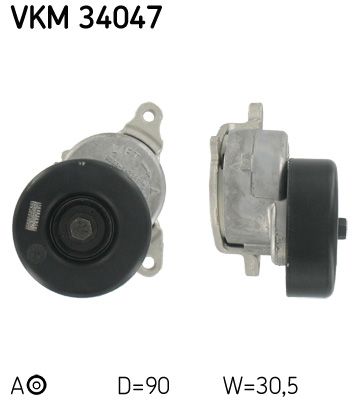 Натяжитель ремня, клиновой зубча SKF VKM34047