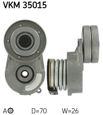 Натяжитель ремня, клиновой зубча SKF VKM35015