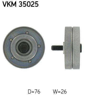 Паразитный / ведущий ролик, поликлиновой ремень SKF VKM35025