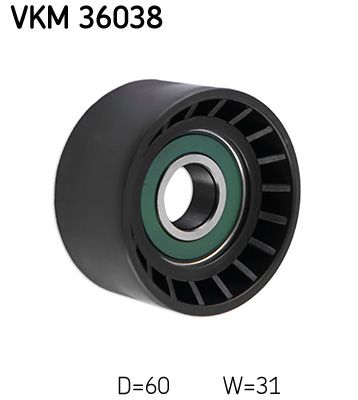 Паразитный / ведущий ролик, поликлиновой ремень SKF VKM36038