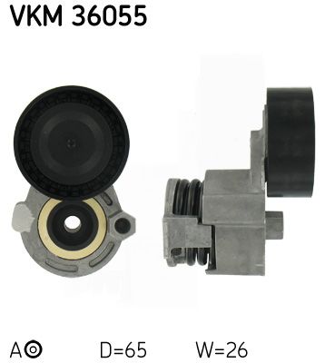 Натяжитель ремня, клиновой зубча SKF VKM36055