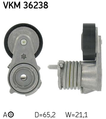 Натяжитель ремня, клиновой зубча SKF VKM36238