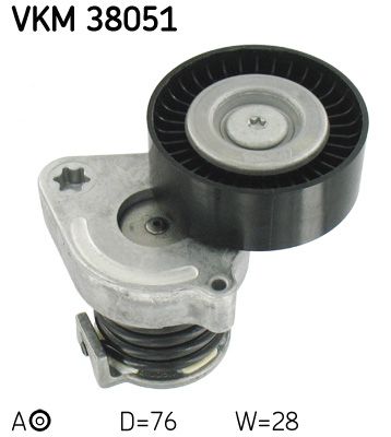 Натяжитель ремня, клиновой зубча SKF VKM38051