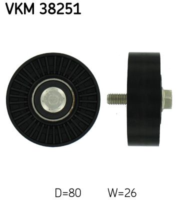 Паразитный / ведущий ролик, поликлиновой ремень SKF VKM38251