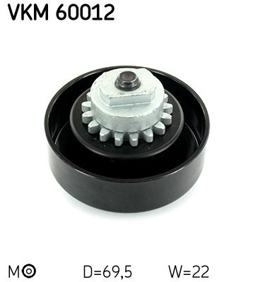 Натяжитель ремня, клиновой зубча SKF VKM60012