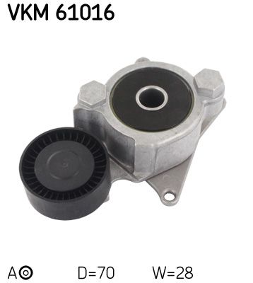 Натяжитель ремня, клиновой зубча SKF VKM61016