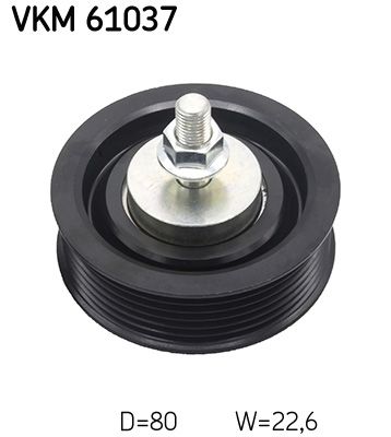 Паразитный / ведущий ролик, поликлиновой ремень SKF VKM61037