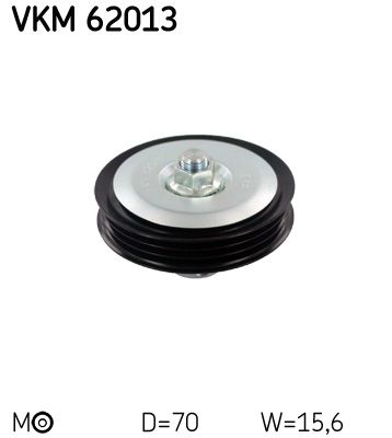 Натяжитель ремня, клиновой зубча SKF VKM62013