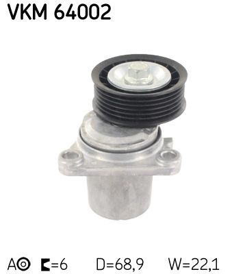 Натяжитель ремня, клиновой зубча SKF VKM64002