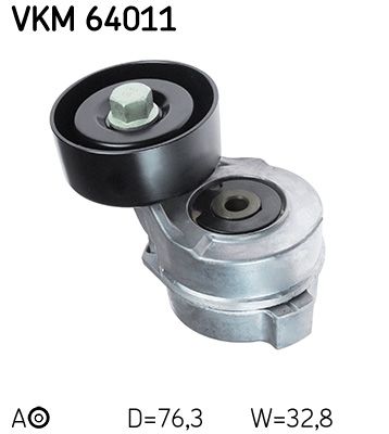 Натяжитель ремня, клиновой зубча SKF VKM64011