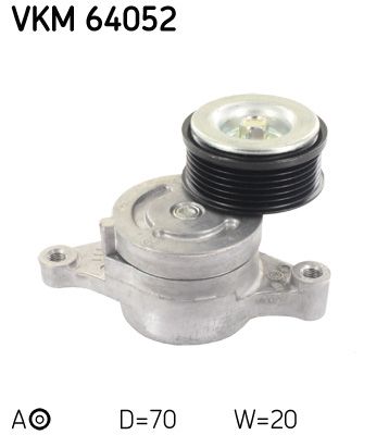 Натяжитель ремня, клиновой зубча SKF VKM64052