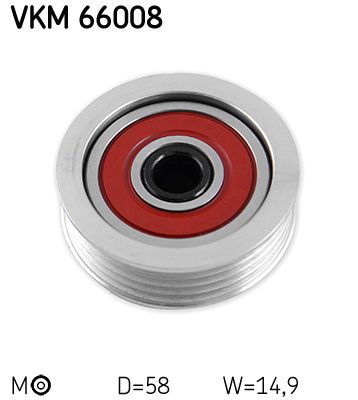 Натяжитель ремня, клиновой зубча SKF VKM66008