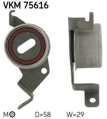 Натяжной ролик, ремень ГРМ SKF VKM75616