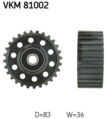 Паразитный / Ведущий ролик, зубчатый ремень SKF VKM81002