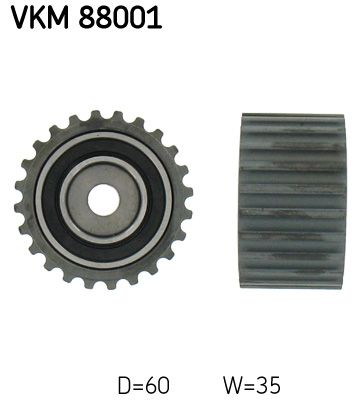 Паразитный / Ведущий ролик, зубчатый ремень SKF VKM88001