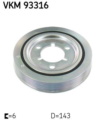 Ременный шкив, коленчатый вал SKF VKM93316
