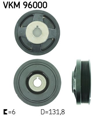 Ременный шкив, коленчатый вал SKF VKM96000