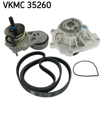 Водяной насос + комплект ручейковых ремней SKF VKMC35260