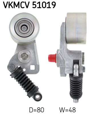 Натяжитель ремня, клиновой зубча SKF VKMCV51019