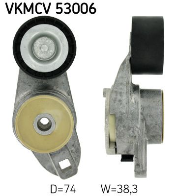 Натяжитель ремня, клиновой зубча SKF VKMCV53006