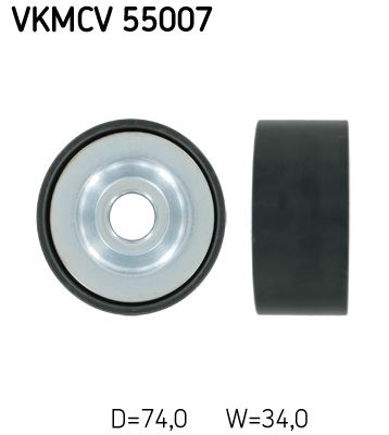 Паразитный / ведущий ролик, поликлиновой ремень SKF VKMCV55007