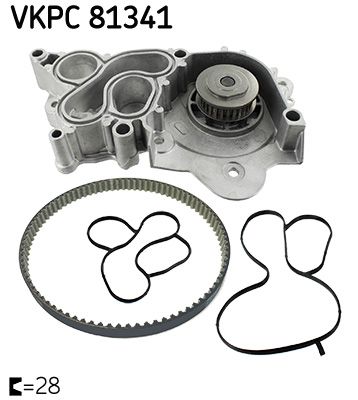 Водяной насос, охлаждение двигателя SKF VKPC81341