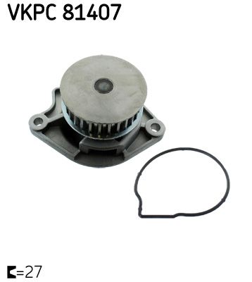 Водяной насос, охлаждение двигателя SKF VKPC81407