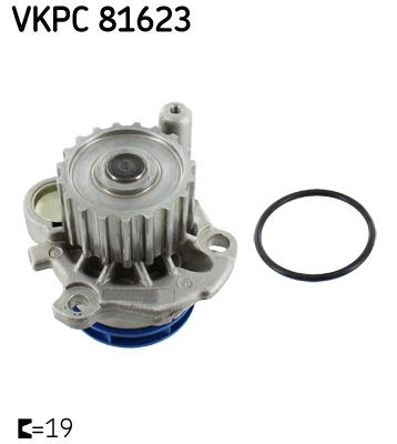 Водяной насос, охлаждение двигателя SKF VKPC81623