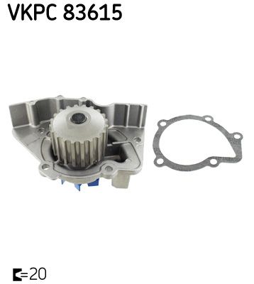 Водяной насос, охлаждение двигателя SKF VKPC83615