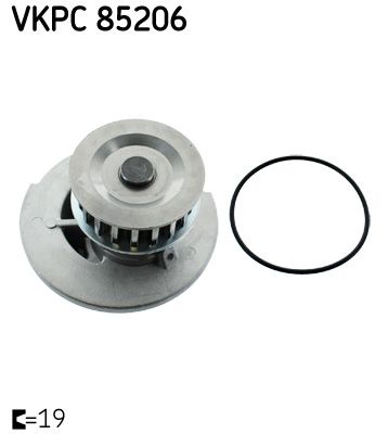 Водяной насос, охлаждение двигателя SKF VKPC85206