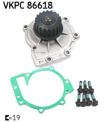 Водяной насос, охлаждение двигателя SKF VKPC86618