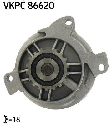 Водяной насос, охлаждение двигателя SKF VKPC86620