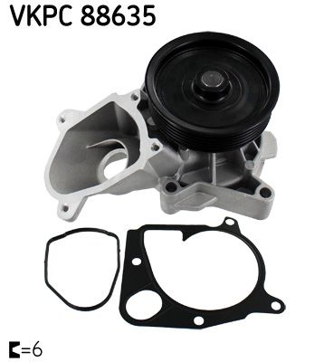 Водяной насос, охлаждение двигателя SKF VKPC88635