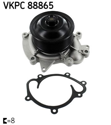 Водяной насос, охлаждение двигателя SKF VKPC88865