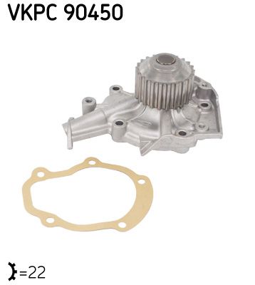 Водяной насос, охлаждение двигателя SKF VKPC90450