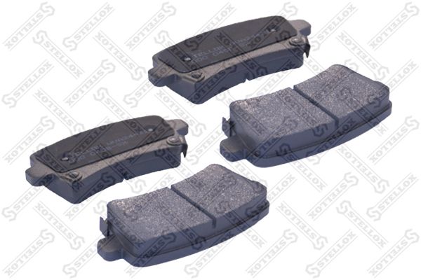 Комплект тормозных колодок, дисковый тормоз STELLOX 000045BSX