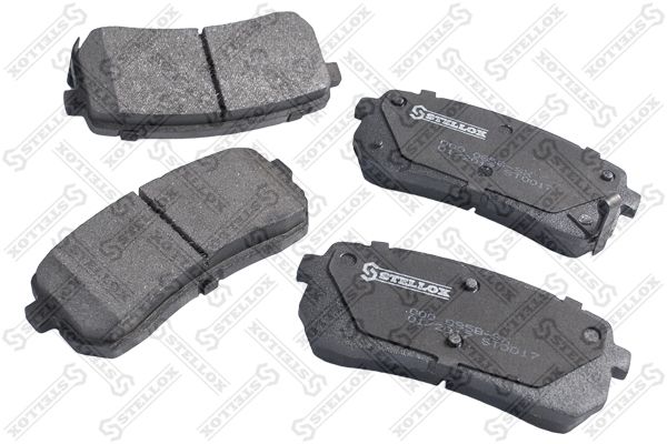 Комплект тормозных колодок, дисковый тормоз STELLOX 000085BSX