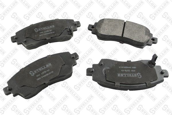 Комплект тормозных колодок, дисковый тормоз STELLOX 000187BSX