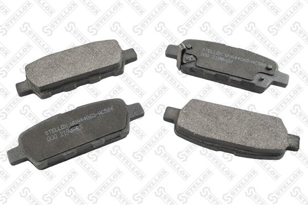 Комплект тормозных колодок, дисковый тормоз STELLOX 000219BSX