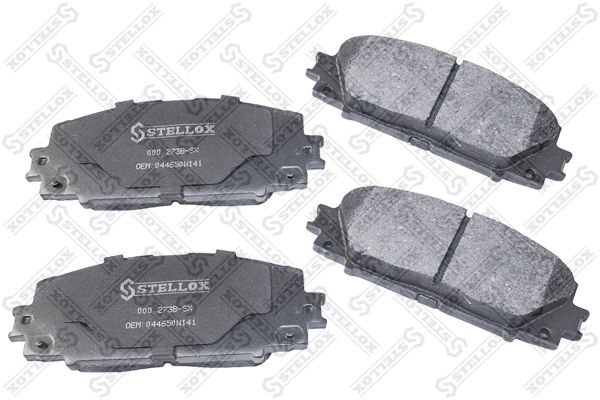 Комплект тормозных колодок, дисковый тормоз STELLOX 000273BSX