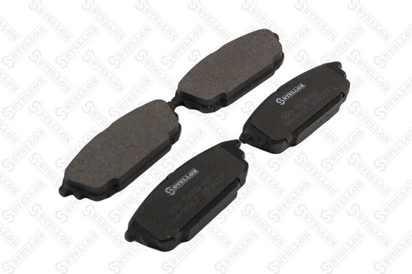 Комплект тормозных колодок, дисковый тормоз STELLOX 000565BSX