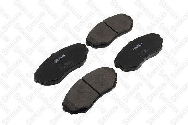 Комплект тормозных колодок, дисковый тормоз STELLOX 000567BSX