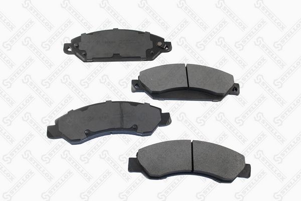 Комплект тормозных колодок, дисковый тормоз STELLOX 000695BSX