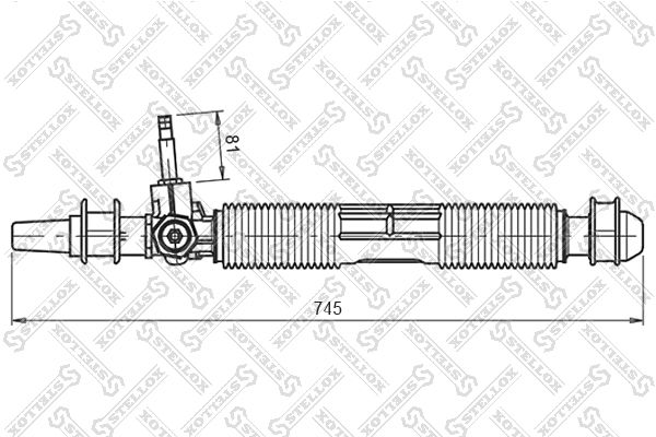 Рулевой механизм STELLOX 0035020SX